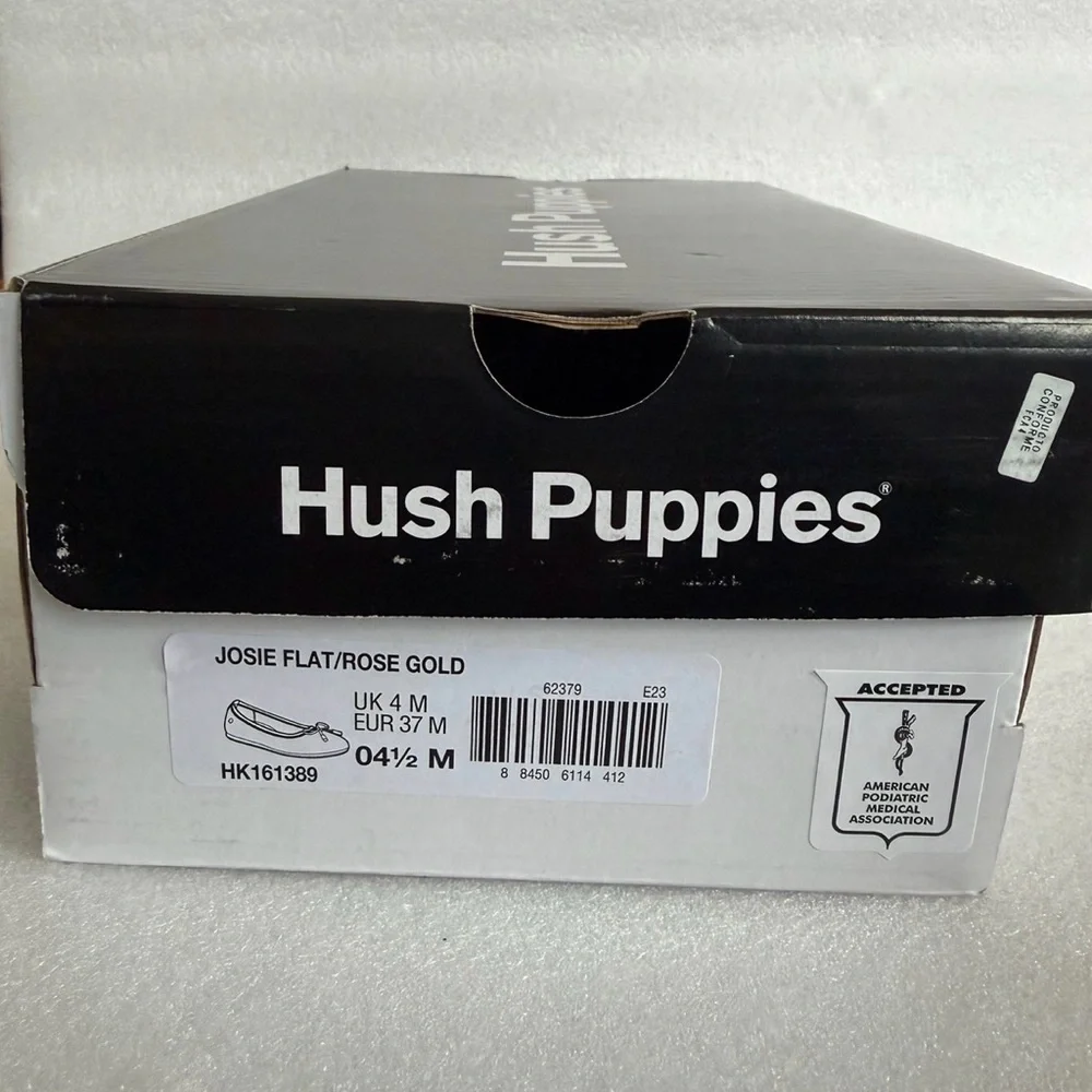 Hush Puppies Josie Flat Rosie Gold